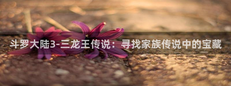 风车动漫在线观看免费：斗罗大陆3-三龙王传说：寻找家族传说中的宝藏